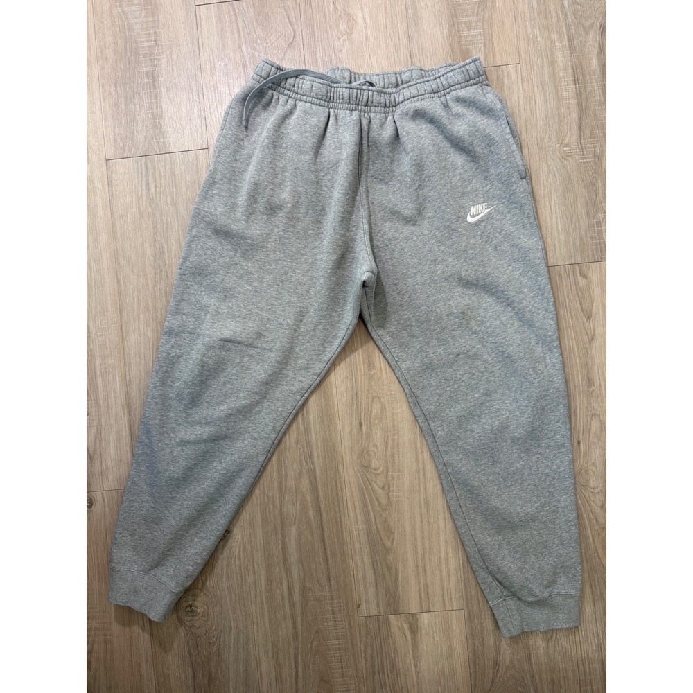 Nike Sportswear Club Fleece Joggers Mens XL Grey Sweatpants BV2671-063